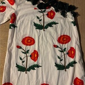 Rhode Resort Floral Print Dress with Tassel Details